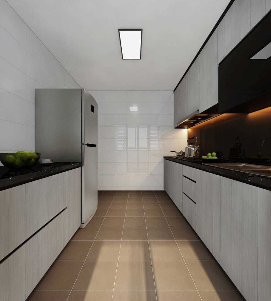 Patterned Kitchen Cabinets Singapore image 1